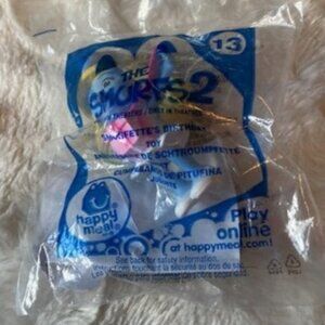 2/$30 McDonald's Smurf 2 Happy Meal toy Smurfette #13 by Peyo 2013 NIP